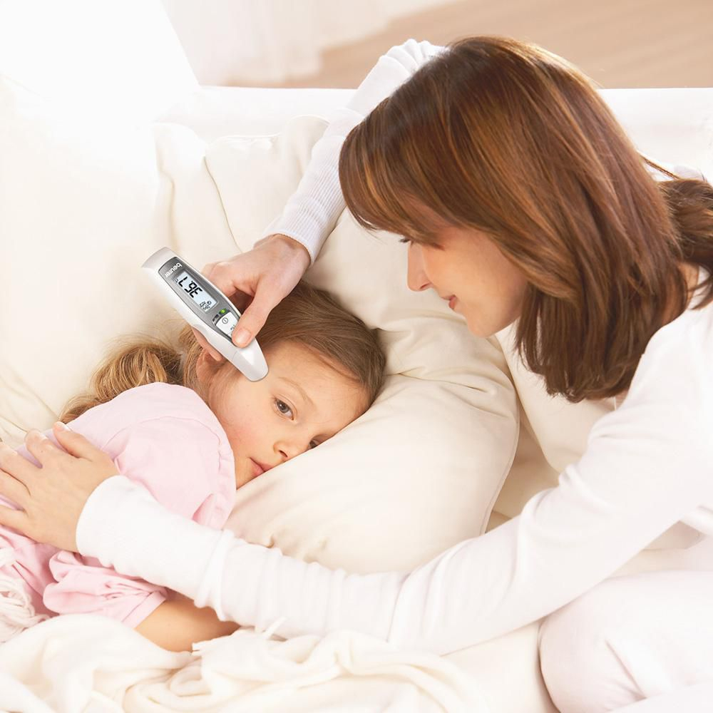 Beurer FT 65 Sølv, Hvid Øre, Pande